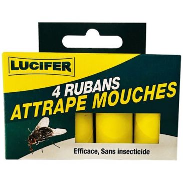 Ruban attrape mouches x4
