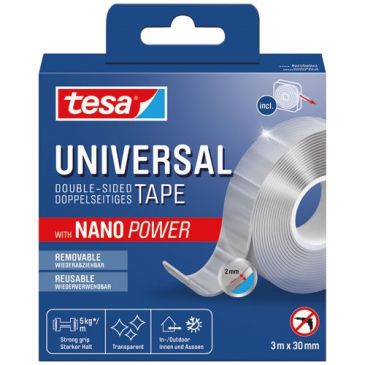 Ruban de fixation universel nanopower 3 m x 30 mm