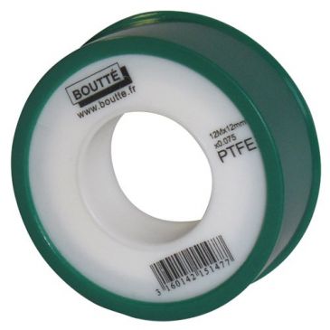 Ruban téflon rouleau 12mx12mm vrac
