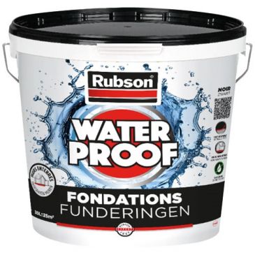 Rubson revetement etancheite fondations noir seau 20 l