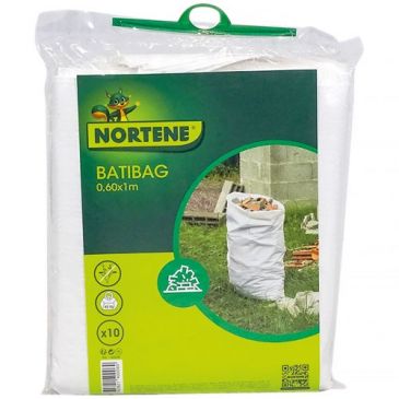 Sac à gravats Batibag en PE tissé x 10 blanc