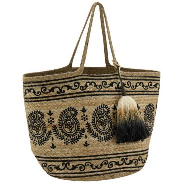 Sac jute indie motif bootie