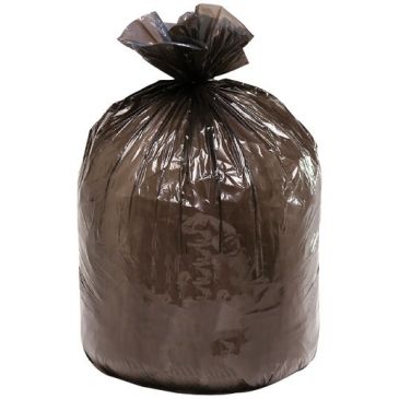 Sac poubelle lien traditionnel 130 l x 20 noir