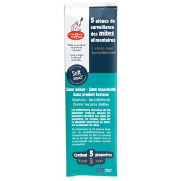 Sachet de 5 pieges surveillance mites alimentaires