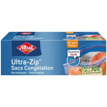Sacs congélation petits modèles ultra zip x20
