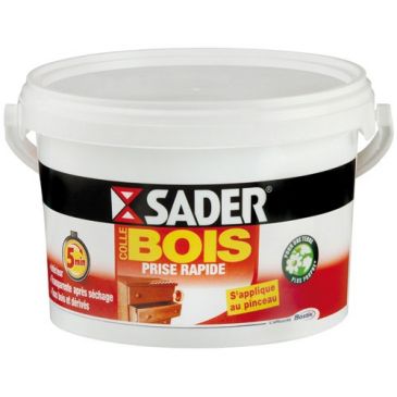 Sader colle bois rapide seau 2.5kg