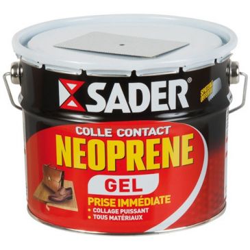 Sader colle contact néoprène gel seau 2.5l