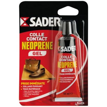 Sader colle contact néoprène gel tube 55ml