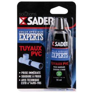 Colle spécial experts tuyaux PVC rigide - tube - 55 mL