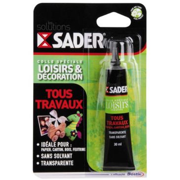 Colle tous travaux - transparente - 30 mL 