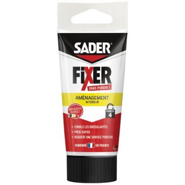 Sader fixer sans percer aménagement intérieur tube 70g