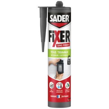 Sader fixer sans percertous travaux blanc cartouche 445 g