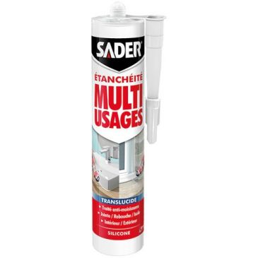 Sader mastic silicone multi usage translucide 310 ml