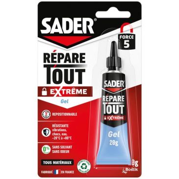 Sader répare tout gel tube 20g