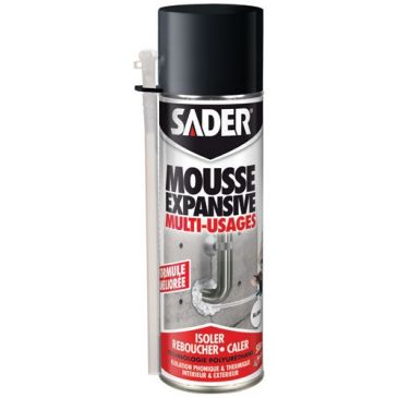 Mousse expansive d'isolation - PU Polyuréthane - multi-usages - aérosol - 5