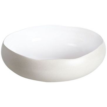 Saladier 27 cm Lin Mat / Blanc Brillant - Oslo