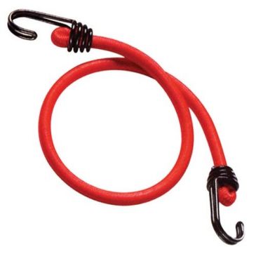 Tendeur - 2 crochets 60 cm Ø8 mm rouge lot de 2 