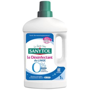 Sanytol désinfectant linge pour peaux sensibles 1l