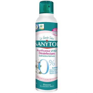 Sanytol purificateur air désinfectant surface/textile 150ml