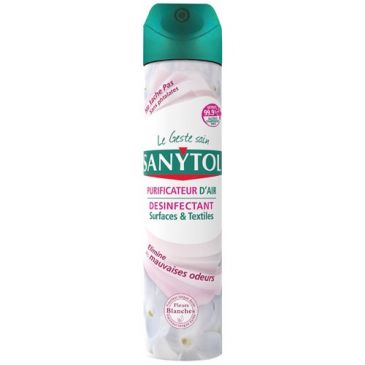 Sanytol purificateur air désinfectant surface/textiles 300ml