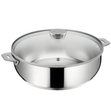 Sauteuse 26 cm inox + couvercle - Salvaspazio