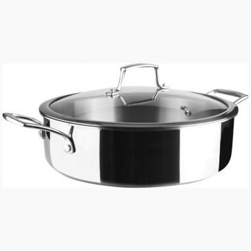 Sauteuse inox 28 cm 2 anses - TriChef