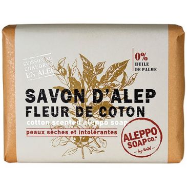 Savon d'Alep fleur de coton 100 g
