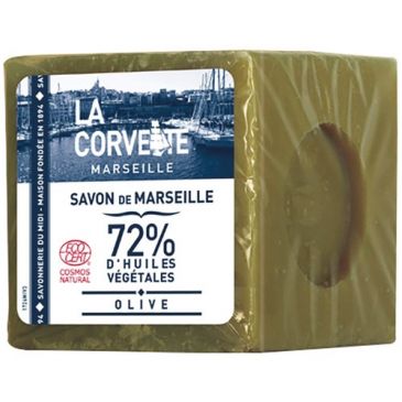 Cube de savon de Marseille - olive - 500 g - sous film