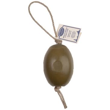 Savon de Marseille vert à l'huile d'olive avec corde 290 g