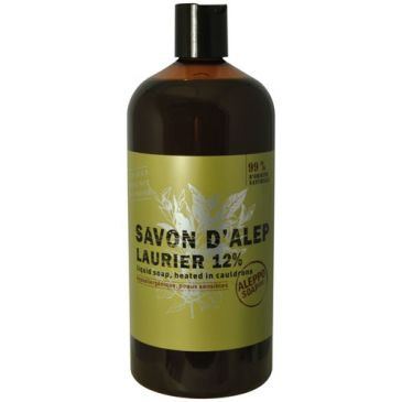 Savon liquide d'Alep 12% laurier 1 L