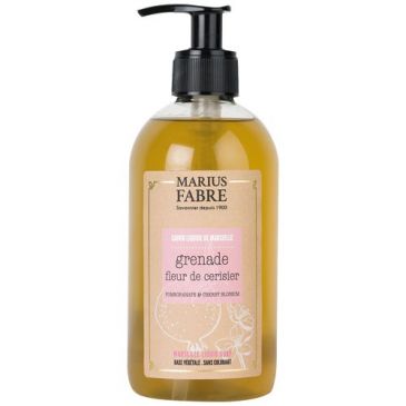 Savon liquide de Marseille 400 ml Fleur cerisier & Grenade