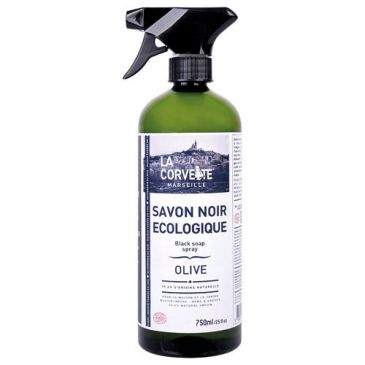 Savon noir - huile d'olive - prêt à l'emploi - en spray - 750 mL 