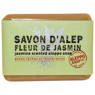 Savonnette d'Alep fleur de jasmin 100 g