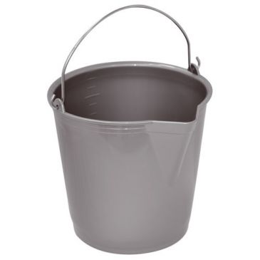 Seau à bec 13l gradué anse met.silver