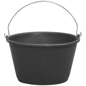 Seau à veau 16l noir