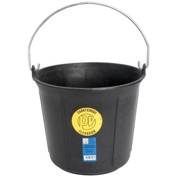 Seau flexogom 13l noir