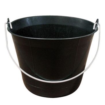 Seau maçon plastique 11l noir