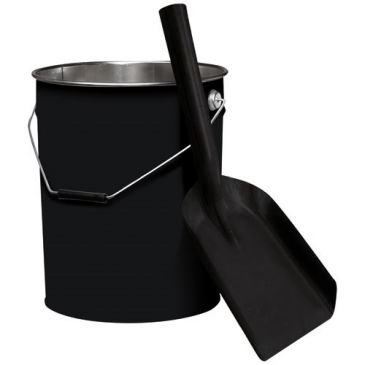 Seau + pelle noir
