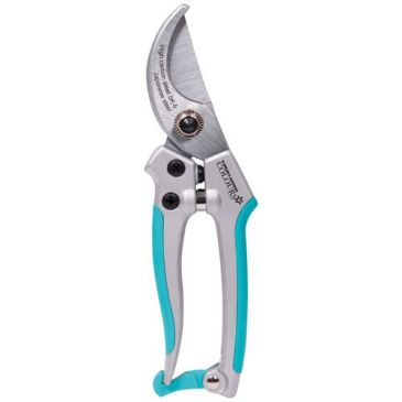 Sécateur bimatière 18cm coloris bleu