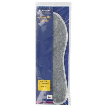 Semelle fibre polaire isolante thermoforme taille 37 Saphir