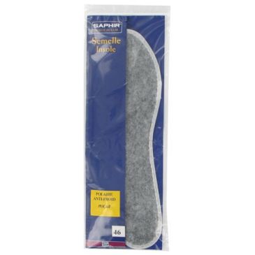 Semelle fibre polaire isolante thermoforme taille 38 Saphir