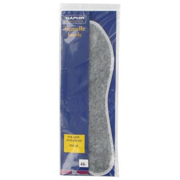 Semelle fibre polaire isolante thermoforme taille 42 Saphir