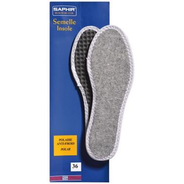 Semelle fibre polaire isolante thermoforme taille 44 Saphir