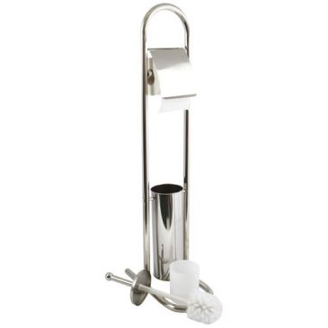 Serviteur et brosse wc inox