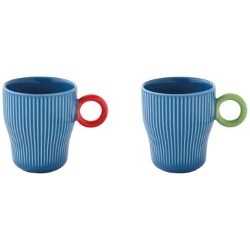 Set 2 mugs 30 cl Bleu - Twist & Match