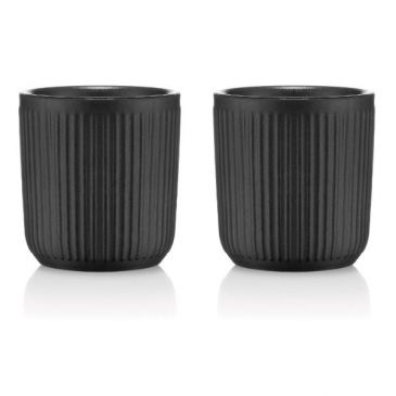 Set 2 tasses 10 cl Noires - Douro