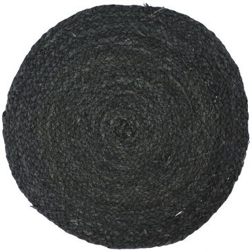 Set de table rond 38 cm Noir - Tongo - RECEPTION BY TK