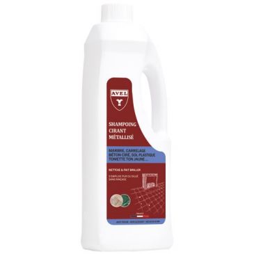 Shampoing cirant métallisé pour carrelages et sols plastiques 1 L 