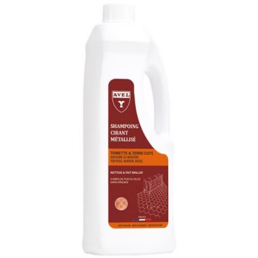 Shampoing cirant métallisé pour terres cuites rouge 1 L