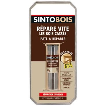 Sintobois repare vite bois casses 35g bois clair